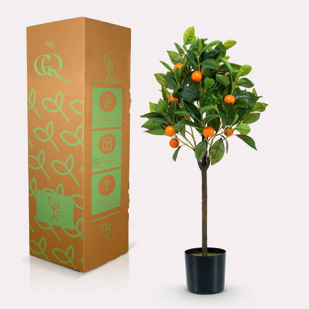 Citrus Sinensis - Orange baum - 75 cm - kunstpflanze-Plant-Botanicly